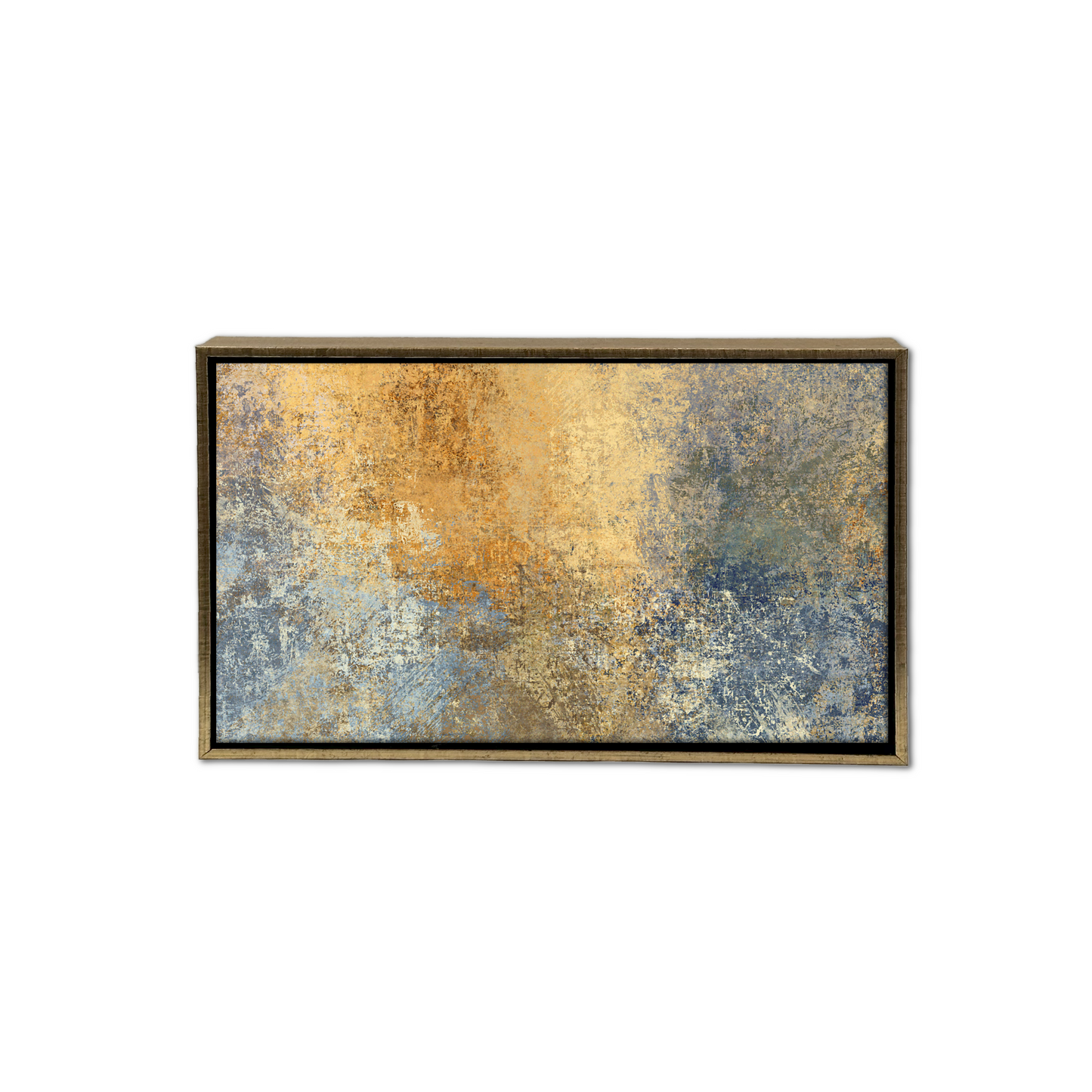 Abstracto Dorado-Azul