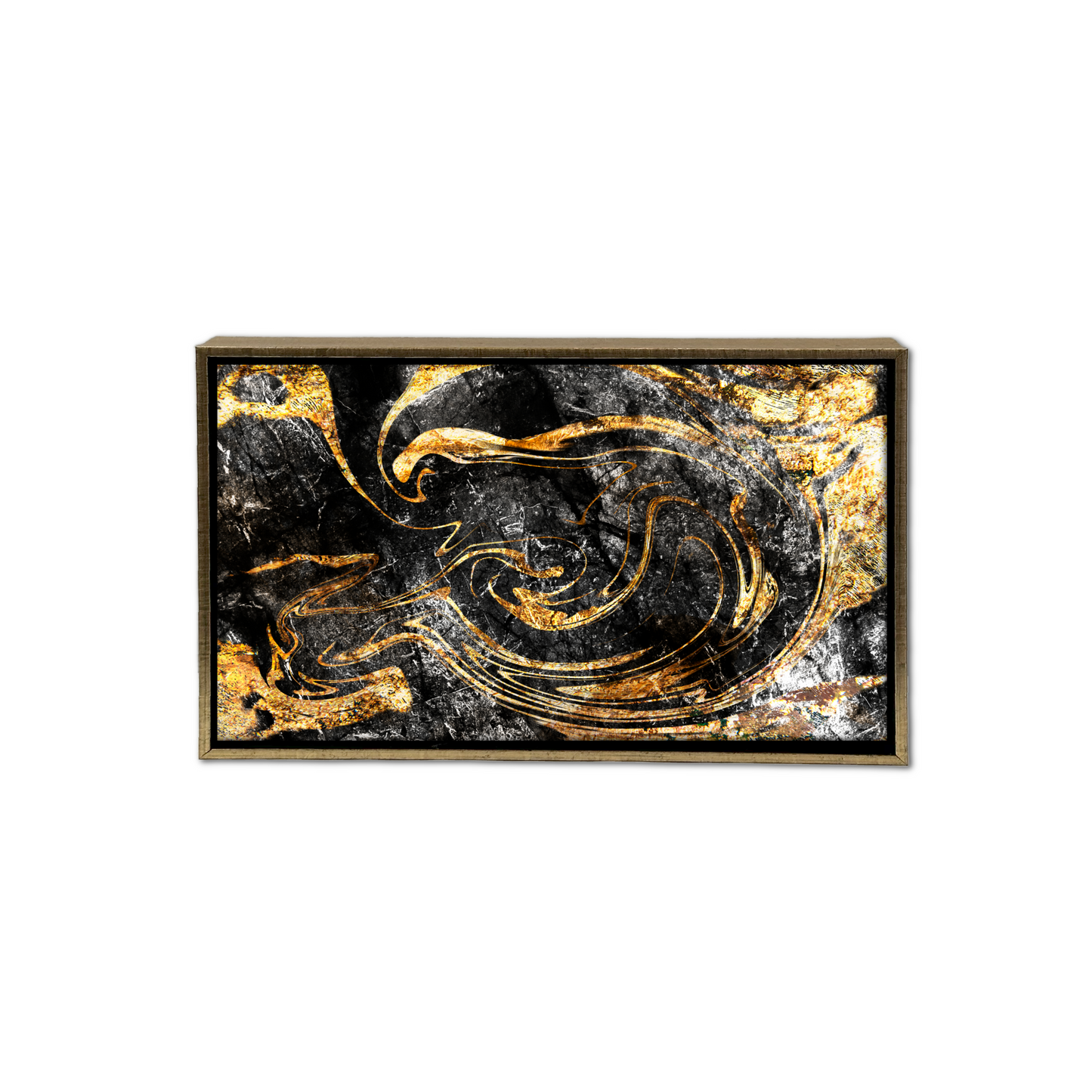 Abstracto Negro-Dorado