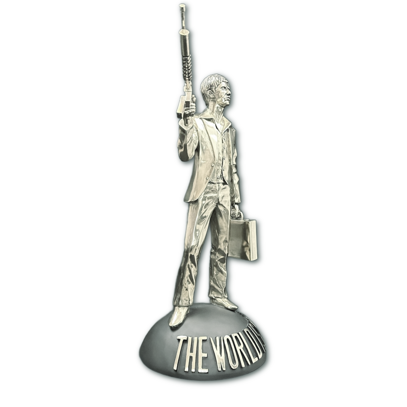 Escultura Tony Montana Plata