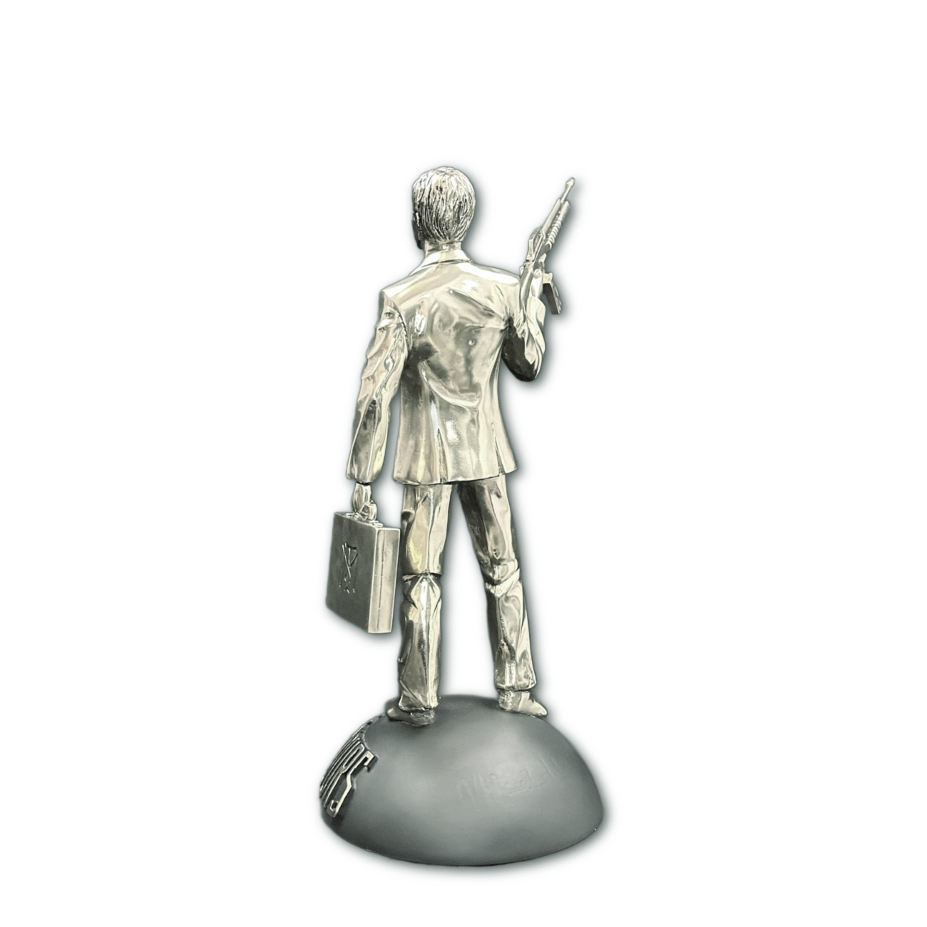 Escultura Tony Montana Plata