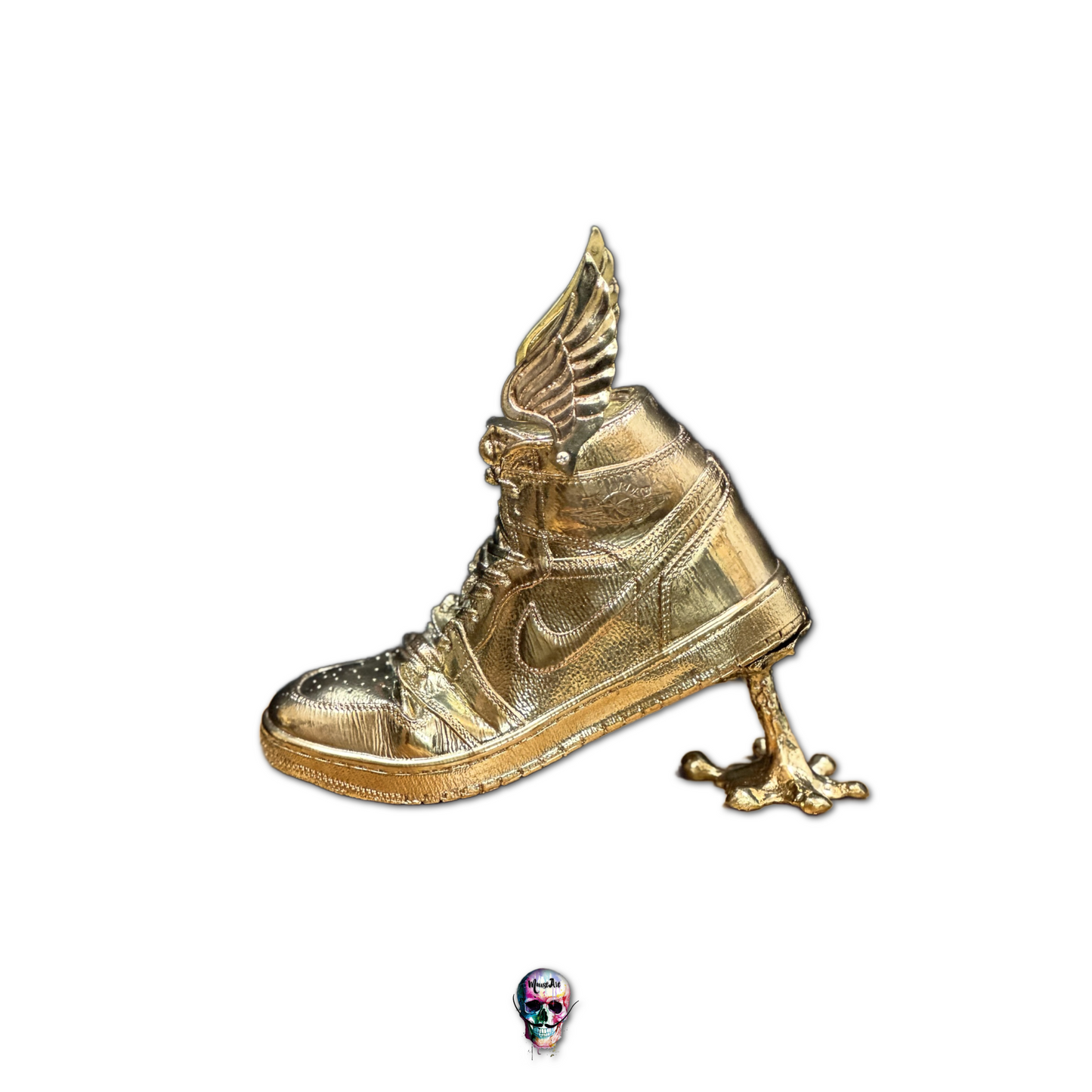 Escultura Air Jordan Dorado
