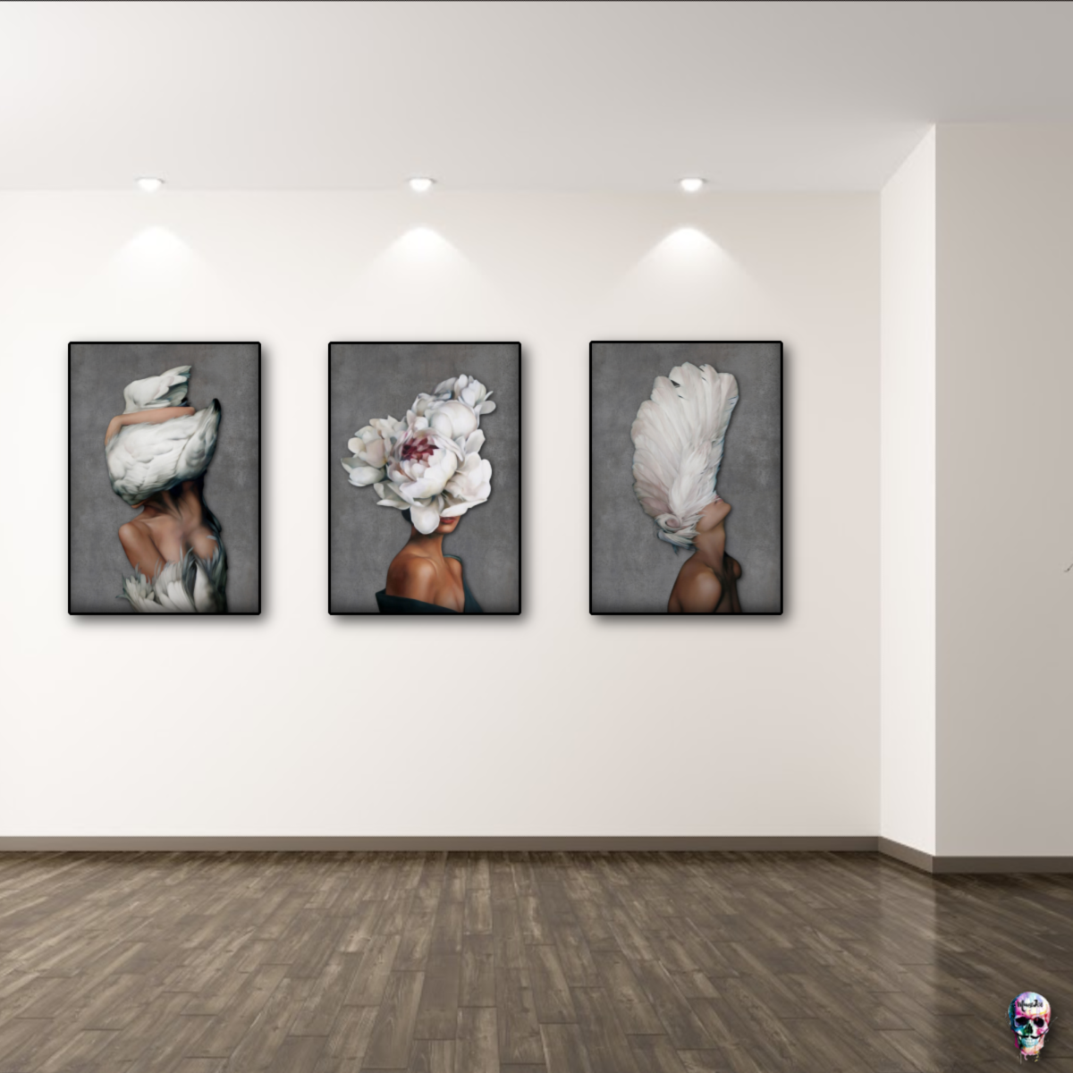 Set 3 Mujeres Gris
